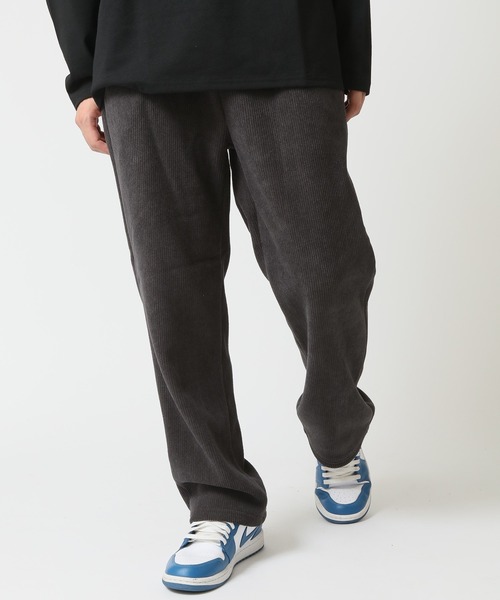 ARCADE（アーケード）の「なめらかふわふわ 暖か裏フリース コーデュロイパンツ（その他パンツ・メンズ・ブラック/チョコ/ネイビー/チャコール/ベージュ/ブラウン・M/L/LL）」の2枚目の写真
