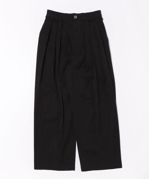 H.A.K（ハク）の「コットンナイロンストレッチ　バレルパンツ（その他パンツ・レディース・カーキ/ブラック・1/2）」の5枚目の写真