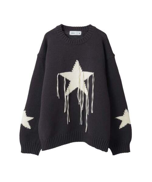STAR☆ FRINGE KNIT PULLOVER（ニット/セーター）｜CONVERSE TOKYO