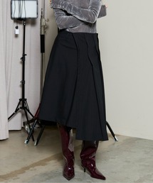 MAISON SPECIAL | Asymmetry Tucked Midi Skirt / アシンメトリータックミモレスカート(スカート)