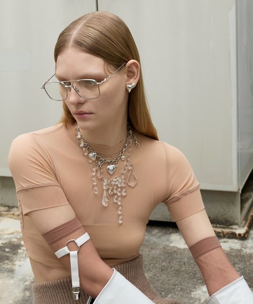 Soierie(ソワリー)の「イノセント ハート ネックレス / Innocent heart necklace(ネックレス・レディース・シルバー系・FREE)」の13枚目の写真