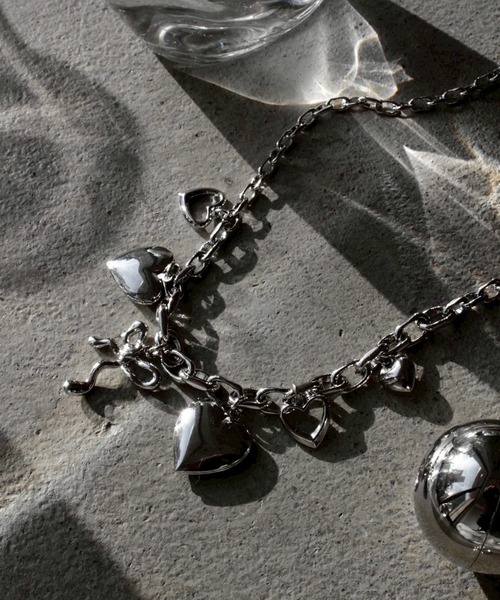 Soierie(ソワリー)の「イノセント ハート ネックレス / Innocent heart necklace(ネックレス・レディース・シルバー系・FREE)」の3枚目の写真