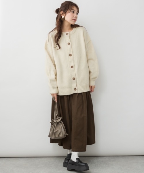 エトロ＊ふわとろウール クルーネックニットカーディガン＊ブラック エトロ＊ふわとろウール クルーネックニットカーディガン