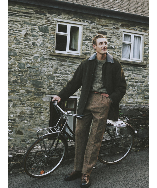 Banana Republic（バナナリパブリック）の「イタリアンウールブレンド ワッフルニット セーター（ニット/セーター・メンズ・カーキ/ナチュラル・XL/L/M/S）」の4枚目の写真