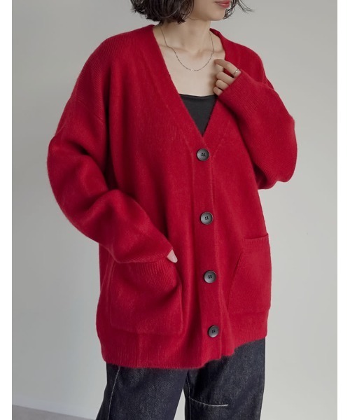 2025AW COLLECTION]もっちりニットベーシックカーディガン