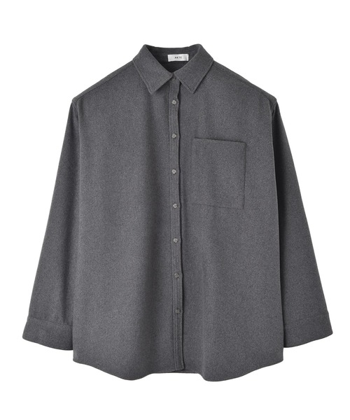 AKTE（アクテ）の「ショルダーパッドオーバーシャツジャケット（シャツ/ブラウス・レディース・ベージュ系/ブルー系/チャコールグレー・FREE）」の22枚目の写真