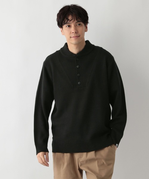 FOUND GOOD（ファウンドグッド）の「ミリタリーニット（ニット/セーター・メンズ・オレンジ系5/グレー系5/ブラック・M/S/XL/L）」の2枚目の写真