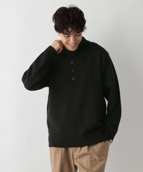 FOUND GOOD（ファウンドグッド）の「ミリタリーニット（ニット/セーター・メンズ・オレンジ系5/グレー系5/ブラック・M/S/XL/L）」の6枚目の写真