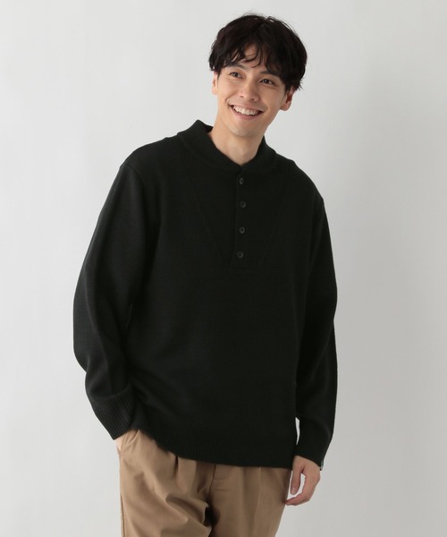 FOUND GOOD（ファウンドグッド）の「ミリタリーニット（ニット/セーター・メンズ・オレンジ系5/グレー系5/ブラック・M/S/XL/L）」の7枚目の写真