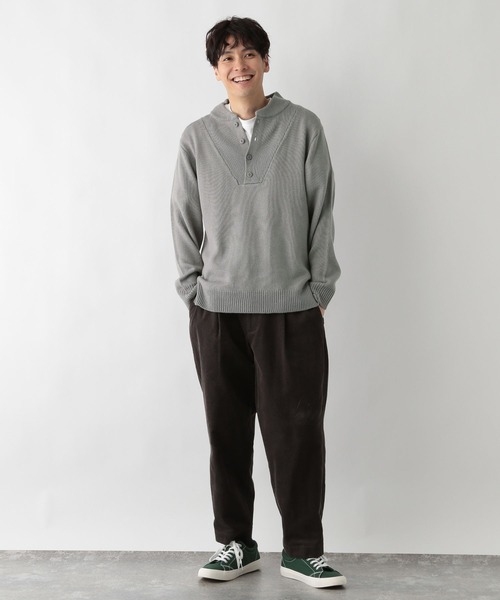 FOUND GOOD（ファウンドグッド）の「ミリタリーニット（ニット/セーター・メンズ・オレンジ系5/グレー系5/ブラック・M/S/XL/L）」の8枚目の写真