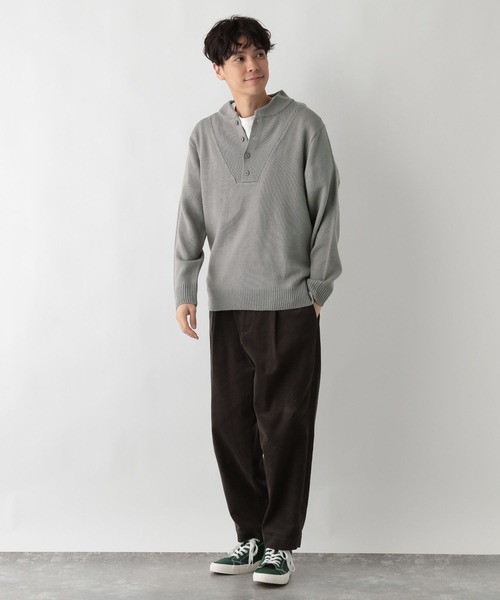 FOUND GOOD（ファウンドグッド）の「ミリタリーニット（ニット/セーター・メンズ・オレンジ系5/グレー系5/ブラック・M/S/XL/L）」の9枚目の写真