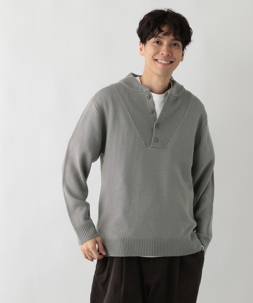 FOUND GOOD（ファウンドグッド）の「ミリタリーニット（ニット/セーター・メンズ・オレンジ系5/グレー系5/ブラック・M/S/XL/L）」の10枚目の写真