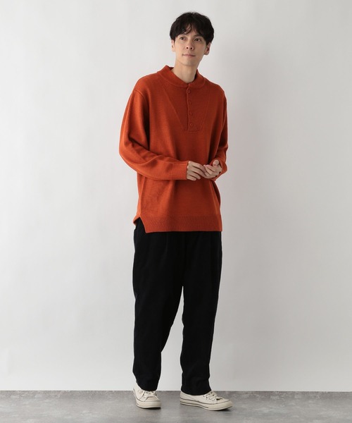 FOUND GOOD（ファウンドグッド）の「ミリタリーニット（ニット/セーター・メンズ・オレンジ系5/グレー系5/ブラック・M/S/XL/L）」の13枚目の写真