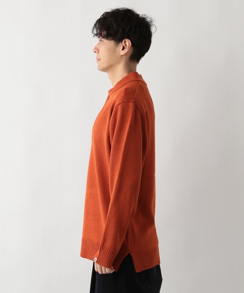 FOUND GOOD（ファウンドグッド）の「ミリタリーニット（ニット/セーター・メンズ・オレンジ系5/グレー系5/ブラック・M/S/XL/L）」の17枚目の写真