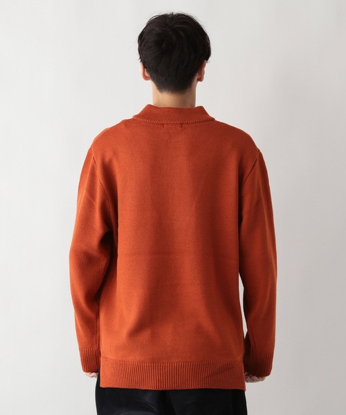 FOUND GOOD（ファウンドグッド）の「ミリタリーニット（ニット/セーター・メンズ・オレンジ系5/グレー系5/ブラック・M/S/XL/L）」の18枚目の写真