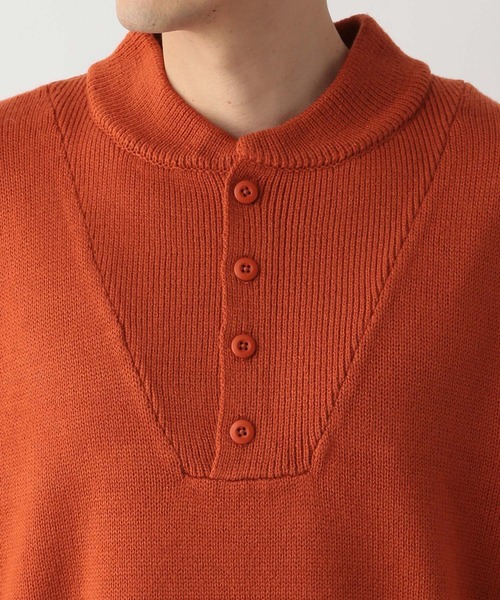 FOUND GOOD（ファウンドグッド）の「ミリタリーニット（ニット/セーター・メンズ・オレンジ系5/グレー系5/ブラック・M/S/XL/L）」の19枚目の写真