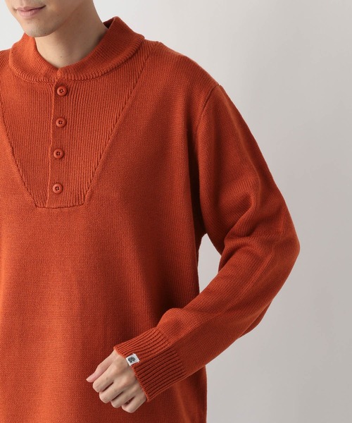 FOUND GOOD（ファウンドグッド）の「ミリタリーニット（ニット/セーター・メンズ・オレンジ系5/グレー系5/ブラック・M/S/XL/L）」の20枚目の写真