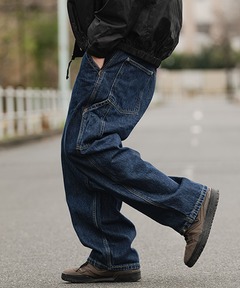 高架橋橋橋脚EMOstanceclub カーペンターバギーデニム 高架橋橋橋脚