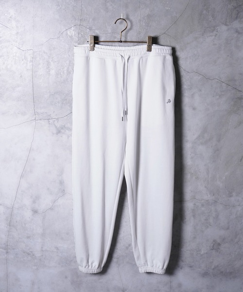 jiggys shop（ジギーズショップ）の「ワンポイント刺繍 裏毛 スウェットパンツ（スウェットパンツ・メンズ・ホワイト/ブラック/グレー/ブラウン/ネイビー・SMALL/MEDIUM/LARGE/X-LARGE）」の7枚目の写真