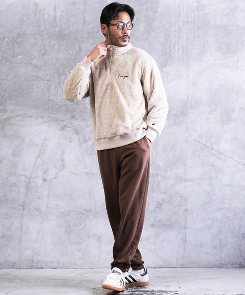 jiggys shop（ジギーズショップ）の「ワンポイント刺繍 裏毛 スウェットパンツ（スウェットパンツ・メンズ・ホワイト/ブラック/グレー/ブラウン/ネイビー・SMALL/MEDIUM/LARGE/X-LARGE）」の22枚目の写真