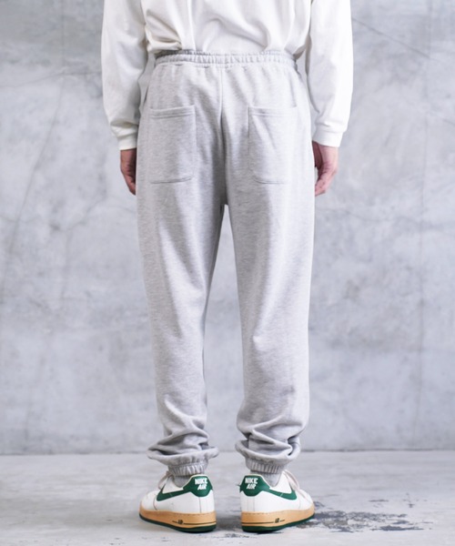 jiggys shop（ジギーズショップ）の「ワンポイント刺繍 裏毛 スウェットパンツ（スウェットパンツ・メンズ・ホワイト/ブラック/グレー/ブラウン/ネイビー・SMALL/MEDIUM/LARGE/X-LARGE）」の17枚目の写真