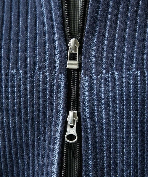 MK MICHEL KLEIN HOMME （エムケーミッシェルクランオム）の「【洗濯機で洗える/毛玉になりにくい】ドライバーズニットカーディガン（ニット/セーター・メンズ・ライトグレー/ブラック/ブルー・46/51/48）」の12枚目の写真