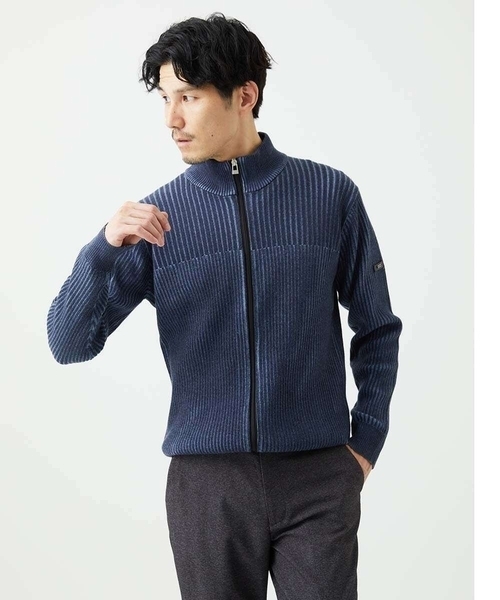 MKオム（MK homme）/【洗濯機で洗える/毛玉になりにくい】ドライバーズニットカーディガン セール】【洗濯機で洗える/毛玉になりにくい】ドライバーズニット