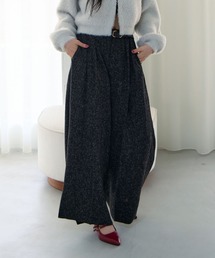 archives | ベルト付ツイードワイドスラックス(その他パンツ)
