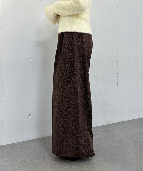 archives（アルシーヴ）の「ベルト付ツイードワイドスラックス（その他パンツ・レディース・ブラウン/グレー/ブラック・MEDIUM）」の10枚目の写真