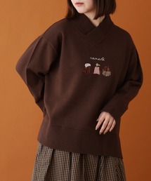 EMAGO カヌレ刺繍プルオーバー