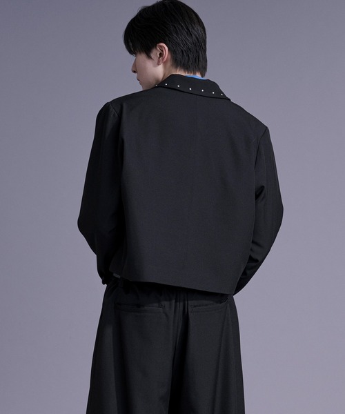 スタッズショートジャケット/SETUP対応（テーラードジャケット