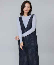 LE SOUK（ルスーク）の「ジャカードジャンパードレス（ジャンパースカート）」