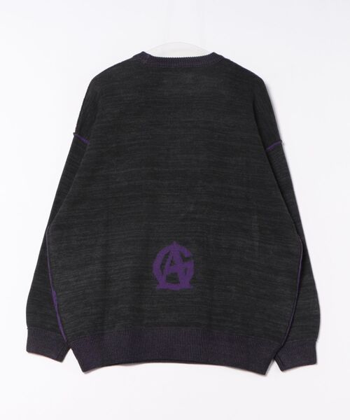 GALLIS ADDICTION(ガリスアディクション)の「GA ロゴニット(ニット/セーター・メンズ・チャコール/グレー/ブラック・L/M)」の4枚目の写真