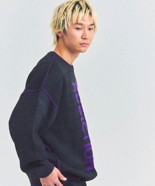 GALLIS ADDICTION(ガリスアディクション)の「GA ロゴニット(ニット/セーター・メンズ・チャコール/グレー/ブラック・L/M)」の9枚目の写真