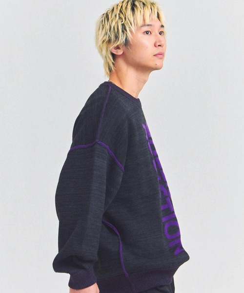 GALLIS ADDICTION(ガリスアディクション)の「GA ロゴニット(ニット/セーター・メンズ・チャコール/グレー/ブラック・L/M)」の10枚目の写真