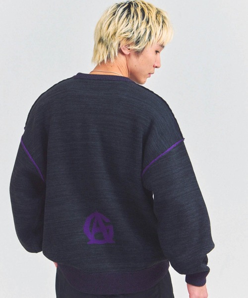 GALLIS ADDICTION(ガリスアディクション)の「GA ロゴニット(ニット/セーター・メンズ・チャコール/グレー/ブラック・L/M)」の11枚目の写真