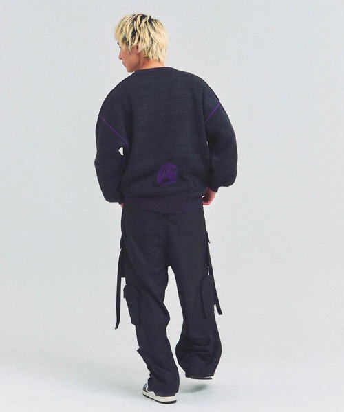 GALLIS ADDICTION(ガリスアディクション)の「GA ロゴニット(ニット/セーター・メンズ・チャコール/グレー/ブラック・L/M)」の20枚目の写真