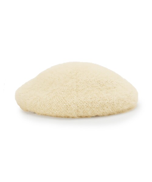 grove（グローブ）の「スパンコールシャギーベレー（ハンチング/ベレー帽・レディース・アイボリー/ブラック/グレー・00）」の5枚目の写真