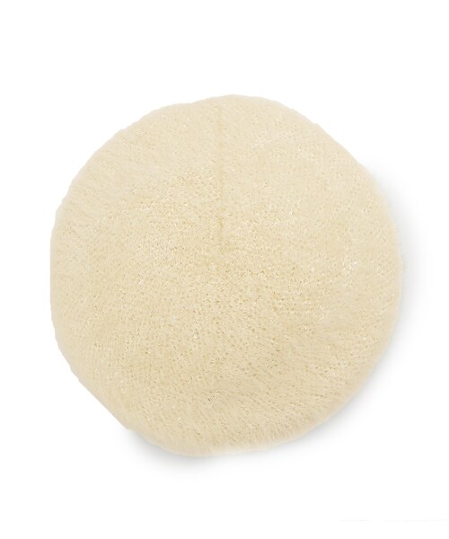 grove（グローブ）の「スパンコールシャギーベレー（ハンチング/ベレー帽・レディース・アイボリー/ブラック/グレー・00）」の6枚目の写真