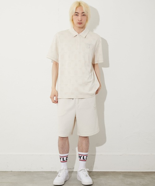 BOY LONDON（ボーイロンドン）の「【BOY LONDON】JACQUARD POLO SHIRT（ポロシャツ・メンズ・カーキ・MEDIUM/LARGE/X-LARGE）」の2枚目の写真