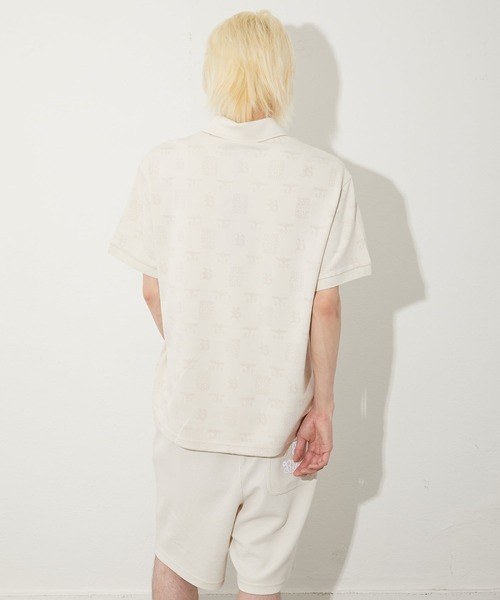 BOY LONDON（ボーイロンドン）の「【BOY LONDON】JACQUARD POLO SHIRT（ポロシャツ・メンズ・カーキ・MEDIUM/LARGE/X-LARGE）」の3枚目の写真