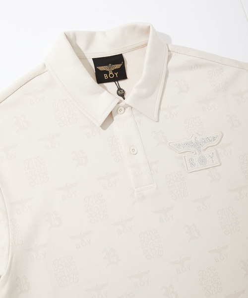 BOY LONDON（ボーイロンドン）の「【BOY LONDON】JACQUARD POLO SHIRT（ポロシャツ・メンズ・カーキ・MEDIUM/LARGE/X-LARGE）」の8枚目の写真