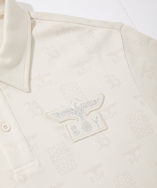 BOY LONDON（ボーイロンドン）の「【BOY LONDON】JACQUARD POLO SHIRT（ポロシャツ・メンズ・カーキ・MEDIUM/LARGE/X-LARGE）」の9枚目の写真