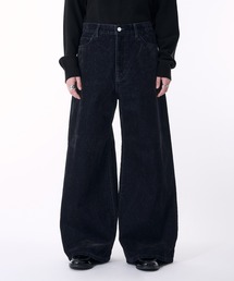 selle glant | FLOCKING DENIM WIDE PANTS/フロッキーデニムワイドパンツ(デニムパンツ)