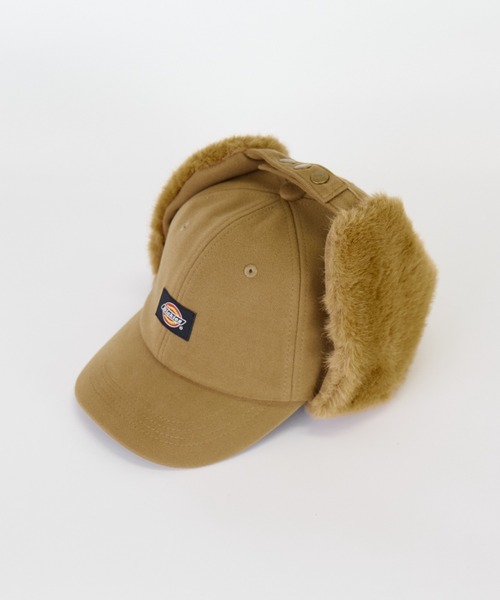 Dickies（ディッキーズ）の「【Dickies / ディッキーズ】EX FAKEFUR TRAPPER HAT/フライトキャップ/ユニセックス【WEB限定】（キャップ・メンズ・ブラウン/グリーン/レッド/ベージュ/ブラック/グレー・フリー）」の16枚目の写真