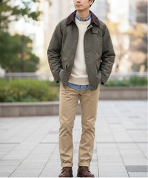 BEVERLY HILLS POLO CLUB（ビバリーヒルズポロクラブ）の「【BEVERLY HILLS POLO CLUB/ビバリーヒルズポロクラブ】ナイロン薄綿ハンティングジャケット（ミリタリージャケット）」