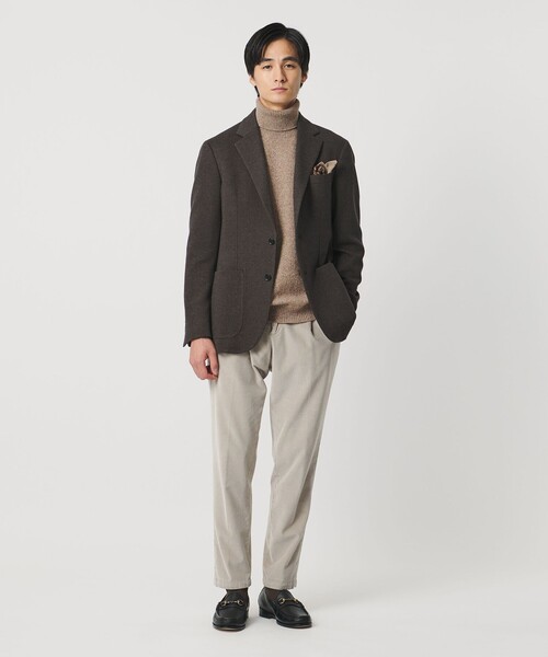 UNITED ARROWS（ユナイテッドアローズ）の「ウール カシミヤ ミドルゲージ タートルネック ニット（ニット/セーター・メンズ・ケリーグリーン/ベージュ/ブラック/オフホワイト・S/XL/L/M）」の6枚目の写真