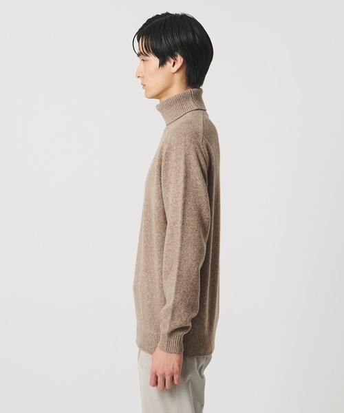 UNITED ARROWS（ユナイテッドアローズ）の「ウール カシミヤ ミドルゲージ タートルネック ニット（ニット/セーター・メンズ・ケリーグリーン/ベージュ/ブラック/オフホワイト・S/XL/L/M）」の13枚目の写真