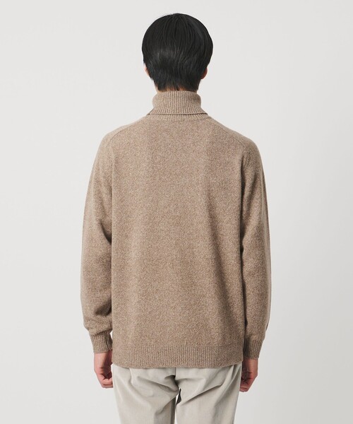 UNITED ARROWS（ユナイテッドアローズ）の「ウール カシミヤ ミドルゲージ タートルネック ニット（ニット/セーター・メンズ・ケリーグリーン/ベージュ/ブラック/オフホワイト・S/XL/L/M）」の14枚目の写真