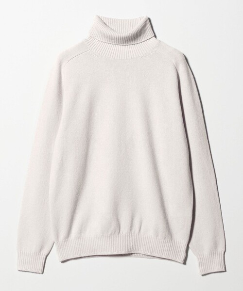 美品▲ユナイテッドアローズタートルネックニット セーター ウール カシミヤ ウール カシミヤ ミドルゲージ タートルネック ニット（ニット